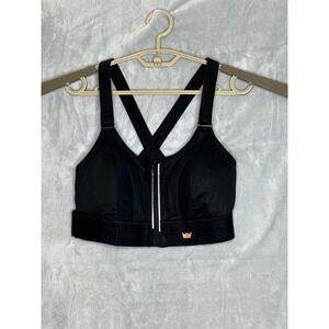 Shefit Flex Sports Bra Luxe (L-XL) Medium Impact 4 Way Stretch Black Comfort